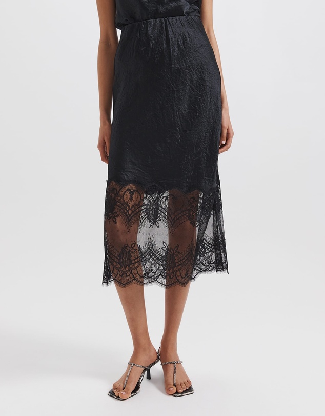 SABA - Ivana Lace Midi Skirt