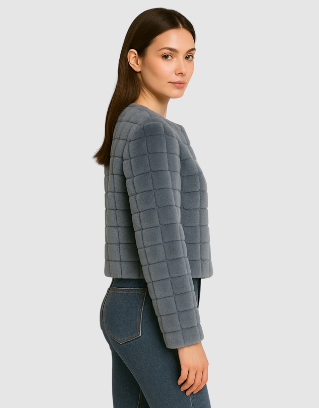 Honey and Beau - New York Faux Fur Jacket