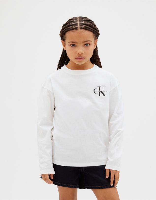 Calvin Klein Jeans - Kids Unisex Long Sleeve Logo T-Shirt