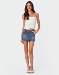 EDIKTED - Cecily Strapless Knit Top
