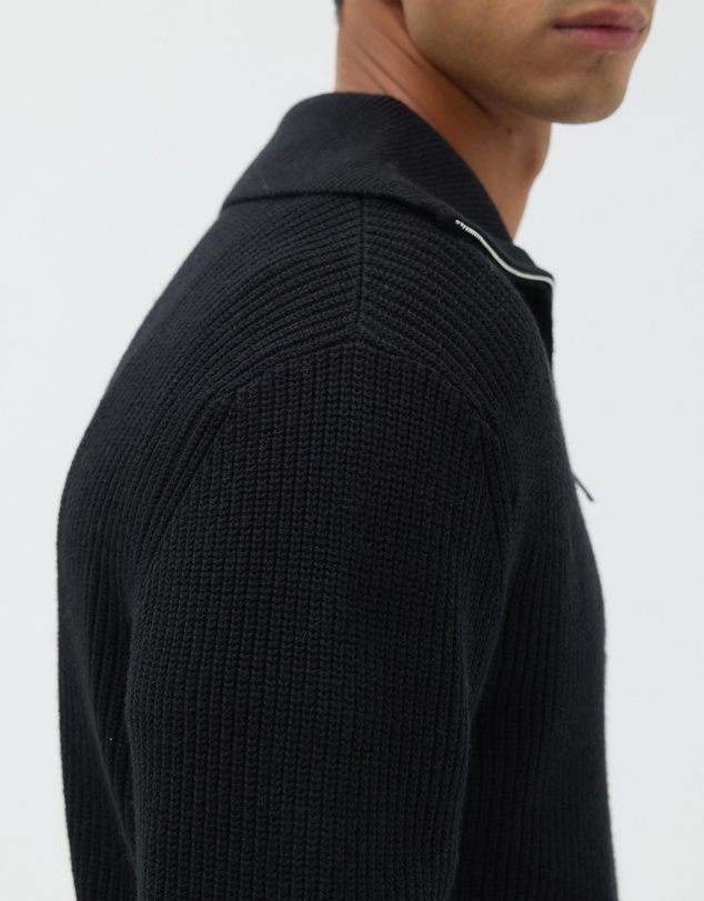 AERE - Wool Blend Quarter Zip