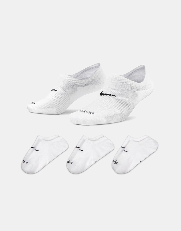 Nike - 3-Pack Nike Everyday Plus Cushioned Training Footie Socks
