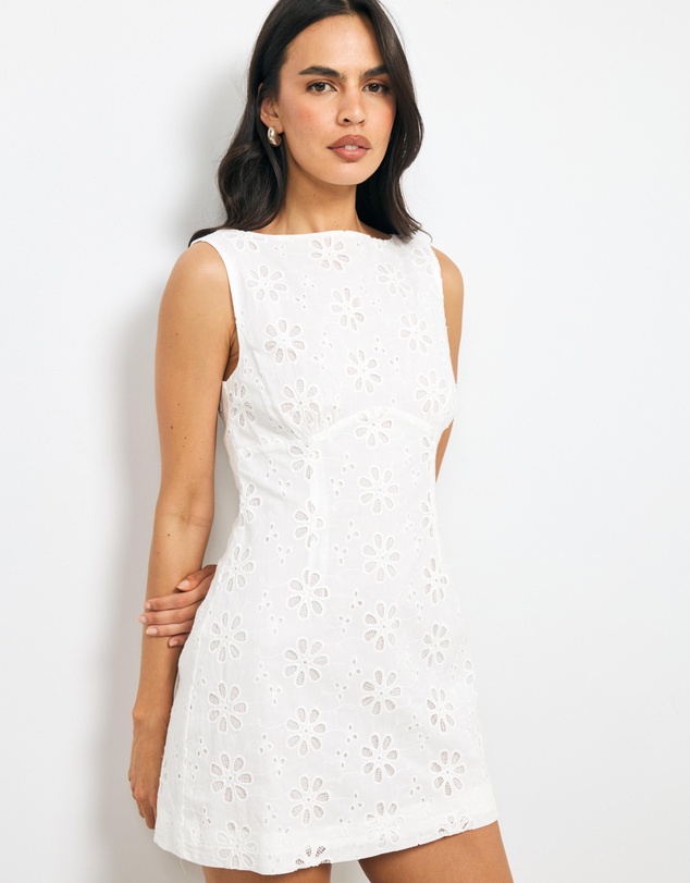 AERE - Vivi Cotton Broderie Dress