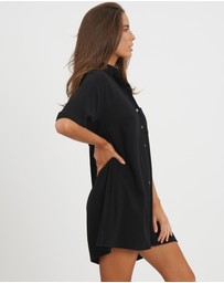 The Fated - Finesse Relaxed Shirt Dress