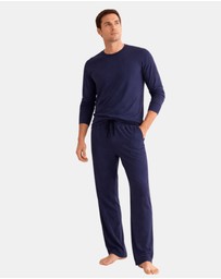 Henry Bucks - Henry Lounge Modal Jersey Long Sleeve Pyjama Set