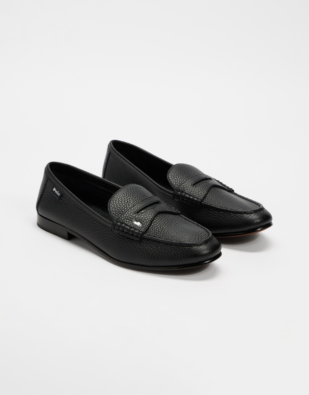 Polo Ralph Lauren - Pebbled Leather Penny Loafer - ICONIC EXCLUSIVE