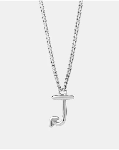 Karen Walker - J Initial Love Letter Necklace