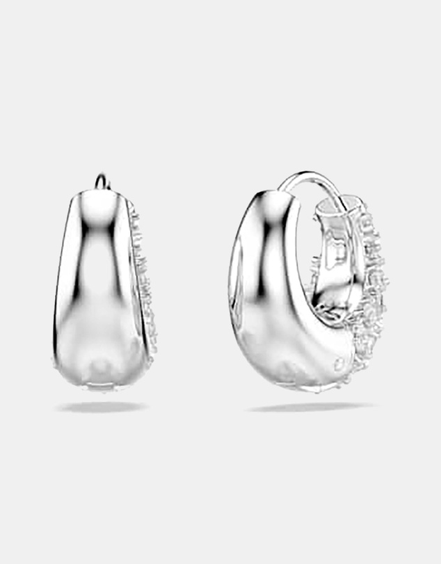Swarovski - Sublima Earrings, White, Rhodium Plated