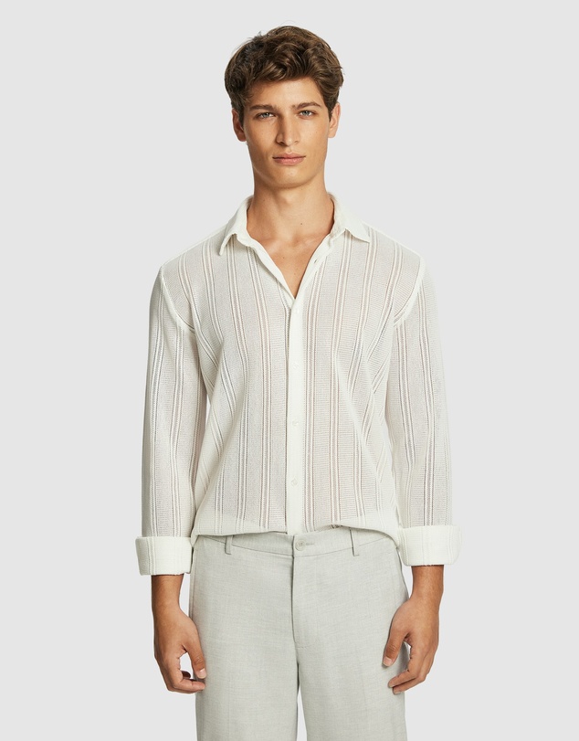 yd. - Enrique Textured Shirt