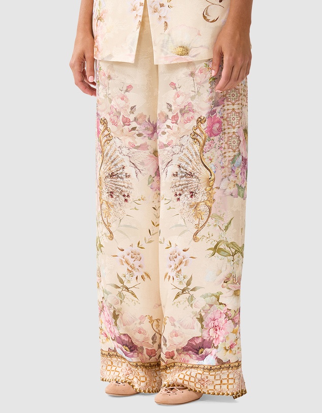 Camilla - Wide Leg Waisted Pants