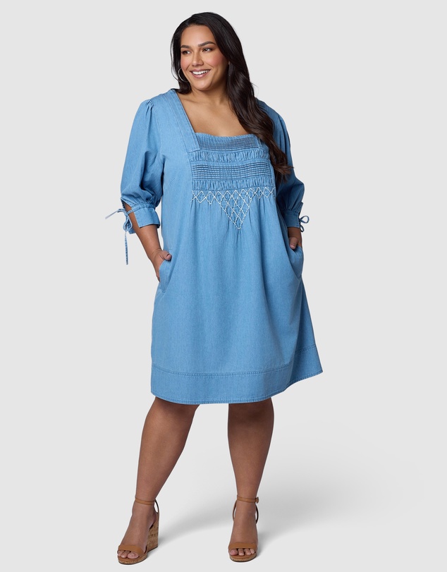 Indigo Tonic - Verity Chambray Mini Dress