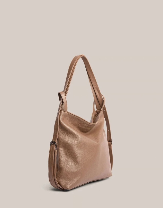 VESTIRSI - Bella Mini Milk Chocolate 3-in-1 Convertible Bag