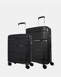 Pierre Cardin - Pierre Cardin Normandy Hard Shell Medium and Cabin Bundle 2-Piece Set