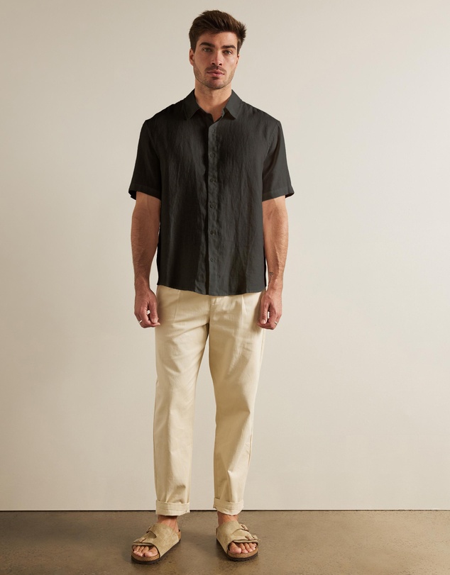 AERE - Euro Resort Linen SS Shirt
