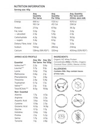 Inca Organics - Certified Organic Whey Protein Powder - Coconut