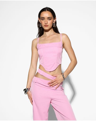 Pink Pinstripe