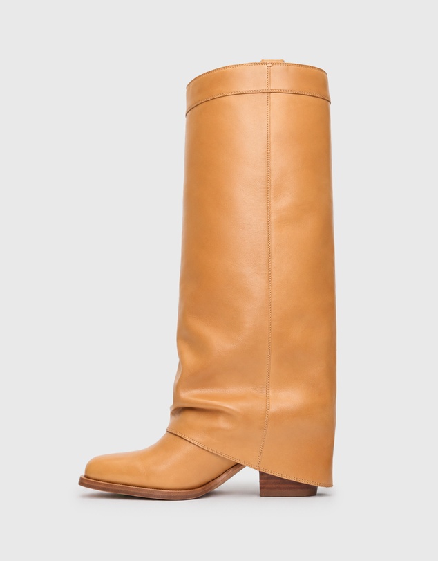Betts - Winnie Leather Cuffed Knee Boots