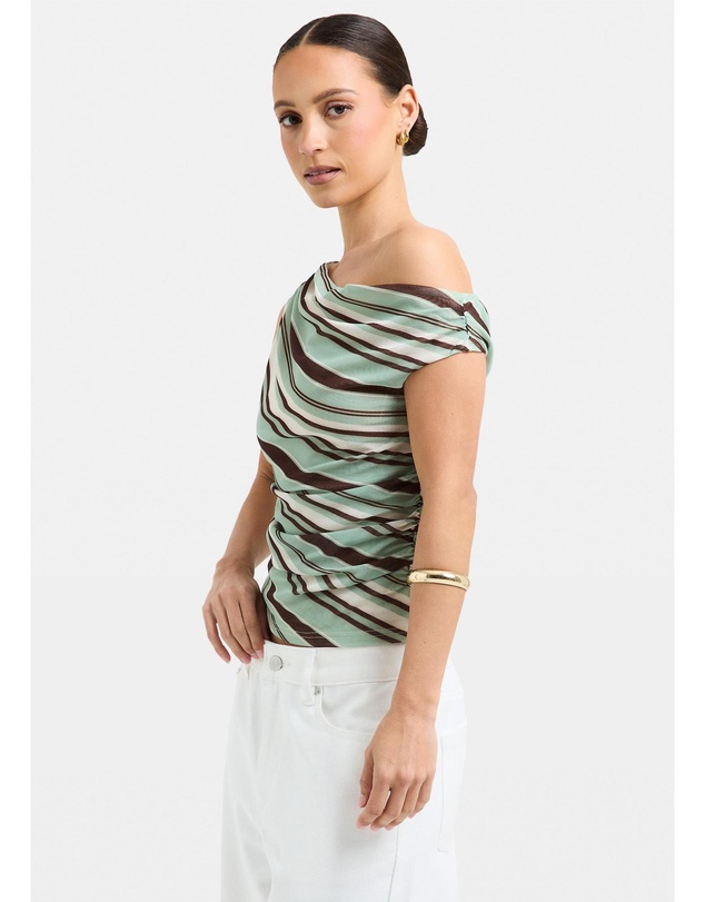 Alice In The Eve - Helena Mesh Asymmetric Top