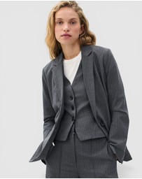 rag & bone - Jennifer Striped Combo Blazer