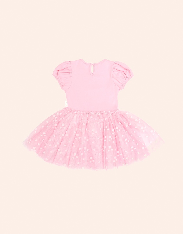 Huxbaby - Magical Unicorn Puff Sleeve Tulle Dress - Babies-Teens