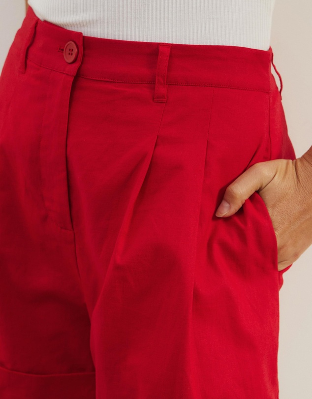 Atmos&Here - Isla Linen Blend Shorts