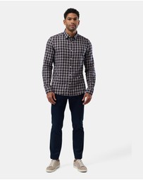 Brooksfield - Brushed Cotton/Tencel Shirt