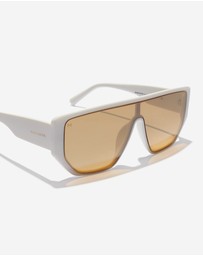 Hawkers Co - HAWKERS - White Mustard Eco METRO Sunglasses for Men and Women UV400
