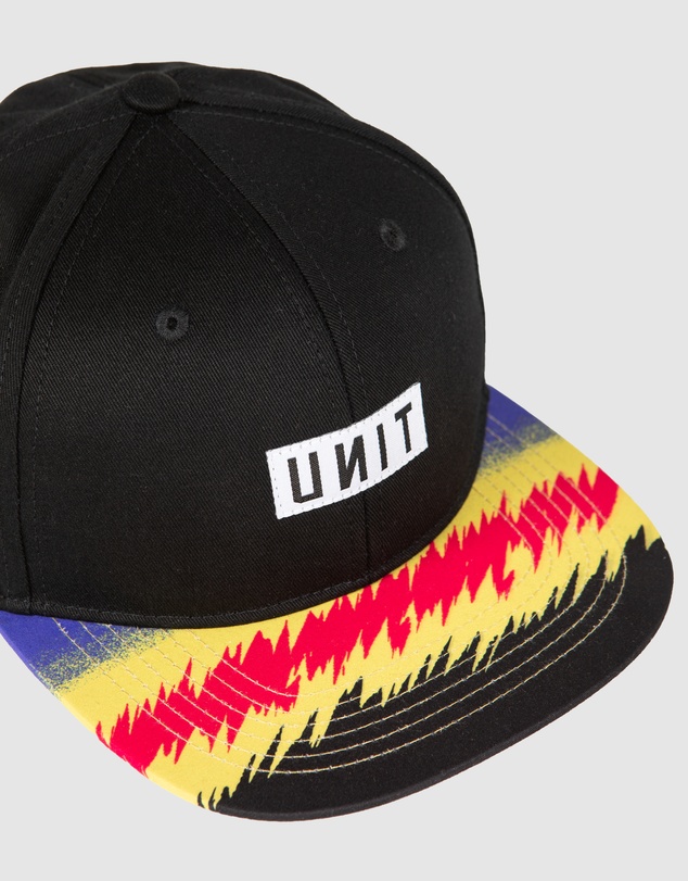 UNIT - UNIT Electric Youth Flat Peak Snapback Cap