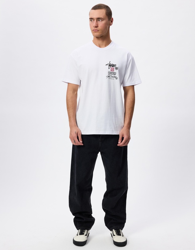 S Double - Embroidered Five Pocket Standard Jeans