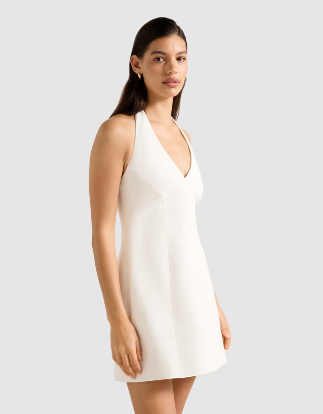 Forever New - Riley Structured Halter Neck Mini Dress