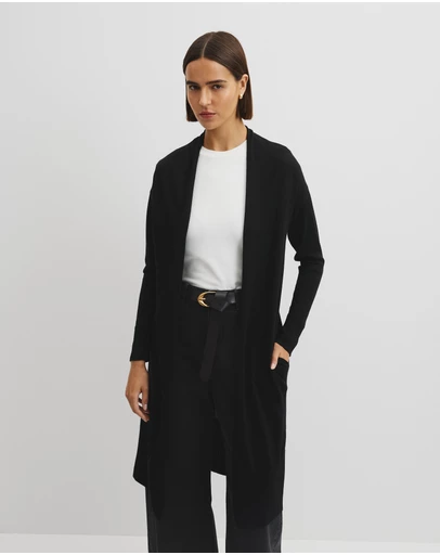 Country Road - Lightweight Merino Longline Cardigan