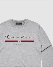Xander - Grid Crewneck - Youth