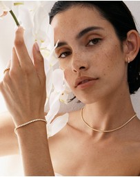 SAINT VALENTINE - Aspen Tennis Necklace - Gold