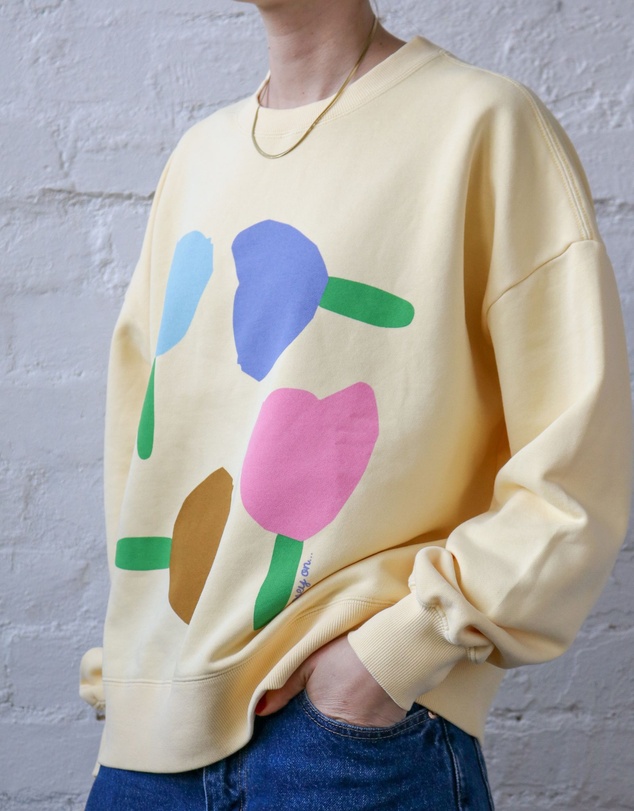 Mosey Me - Forget Me Not Sweater - Butter