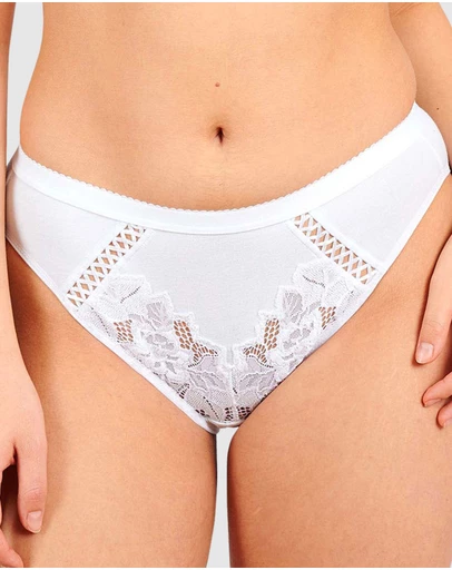 Sans Complexe - Coton D'Arum Organic Cotton Brief with Lace