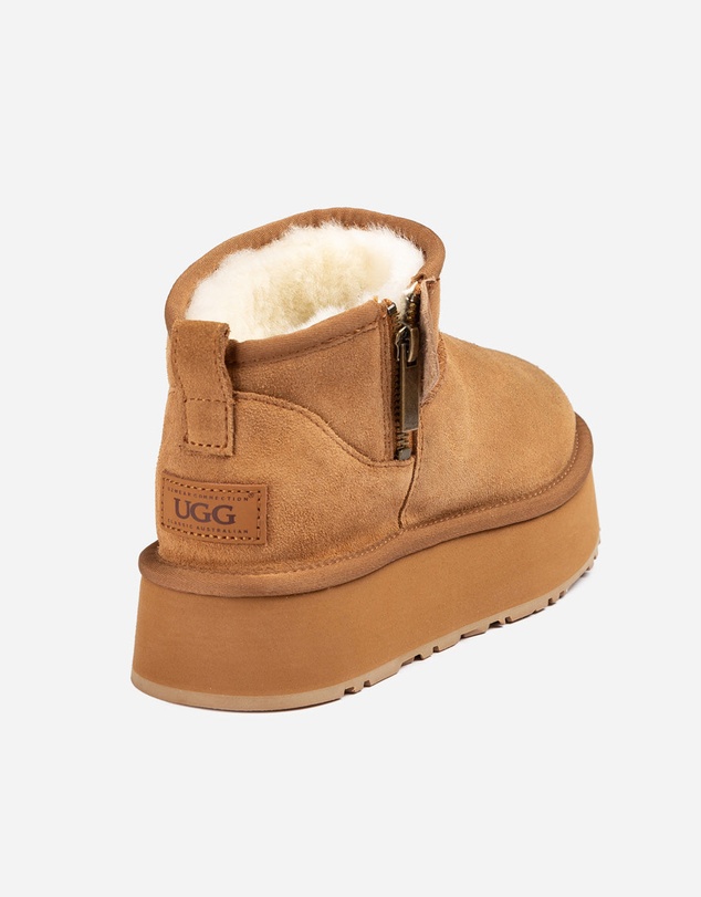 Ozwear Connection Uggs - Ugg Platform Beri Zipper Boots