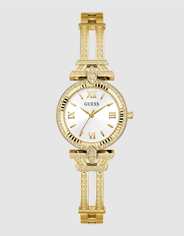 GUESS - Guess Ladies Gold Tone 28mm Analogue Watch