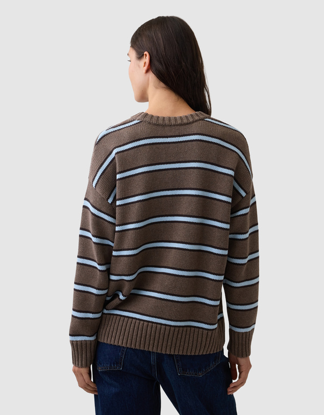 GAP - Cotton Oversized Boyfriend Crew Pullover