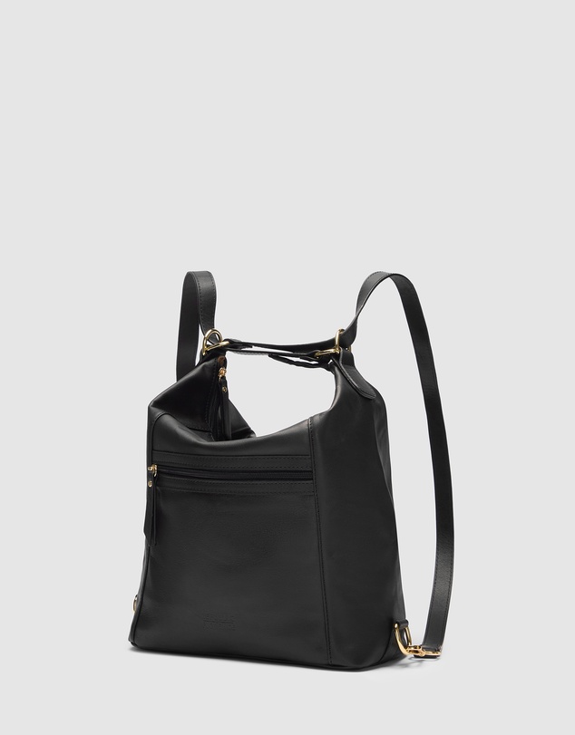 Florence - Regina Black 3-in-1 Convertible Backpack