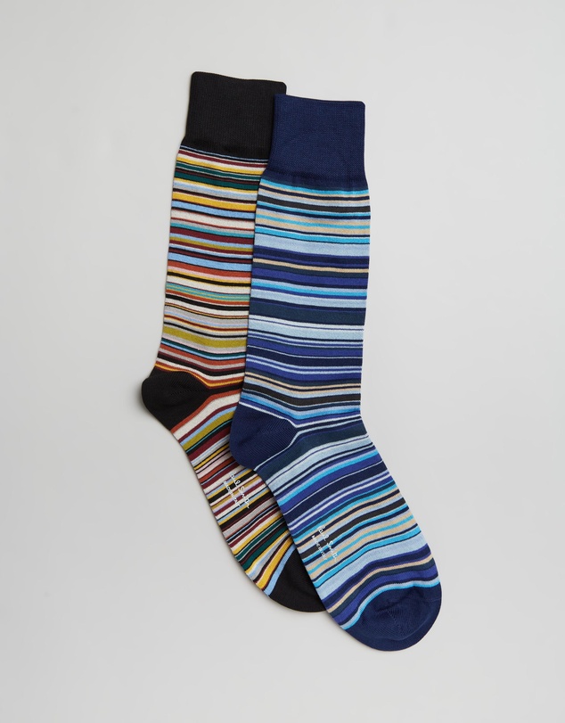 Paul Smith - 2-Pack Signature Stripe Socks