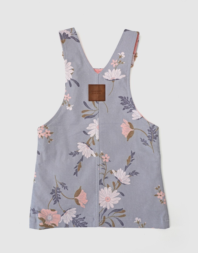 WITH LOVE FOR KIDS - Hazel Denim Pinafore Dress - Babies - Kids