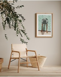 Olive et Oriel - Pool Time Art Print