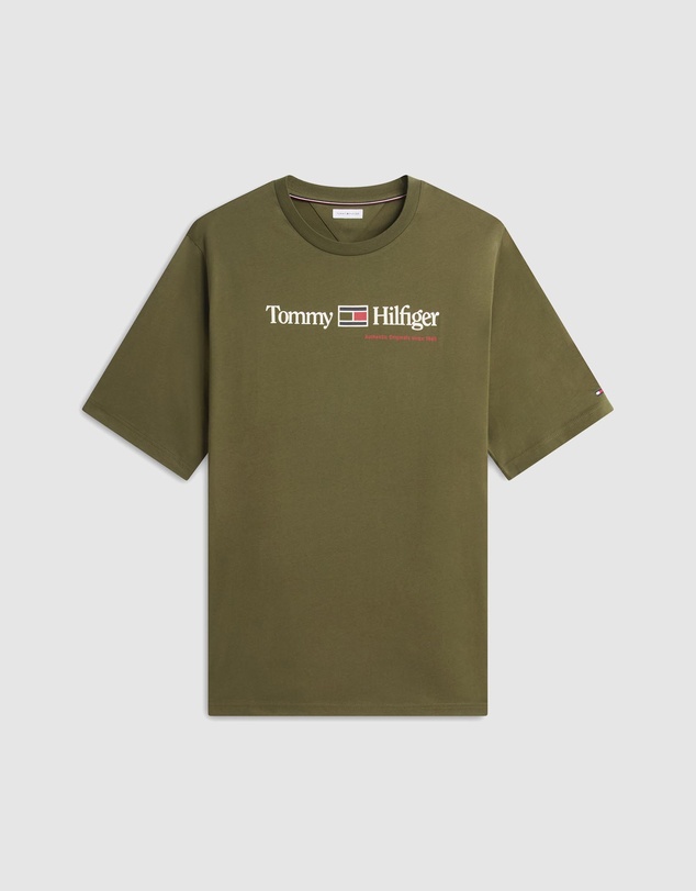 Tommy Hilfiger - Big & Tall Logo Jersey Crew Neck T-Shirt