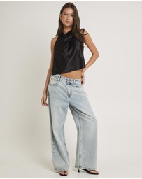 Insight - Rez Maxi Baggy Denim Jean Petite