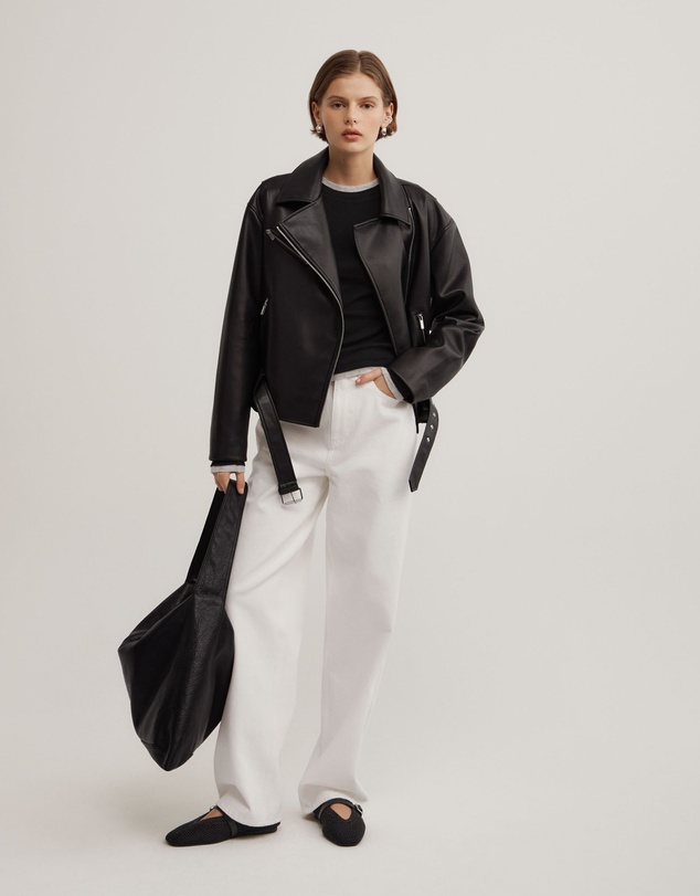 Witchery - Contrast Trim Long Sleeve Top