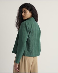 Seasalt - Seasalt Cornwall Green Carnon Downs Jacket