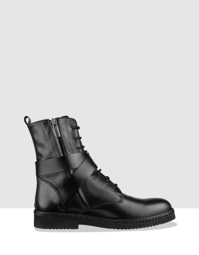 Habbot - Razzi Flat Ankle Boots
