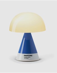Lexon - Lexon GIFT Set PANTONE - Includes Mino+ Mini Speaker, Flip Classic Clock, Mina M Lamp, Thykho 3 Speaker - Classic Blue