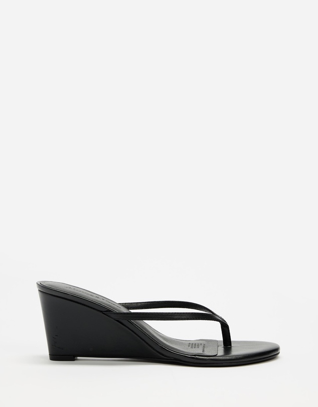 Atmos&Here - Janie Leather Wedge Heels