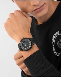 Plein Sport - PLEIN TIGER POWER 45mm Black dial with Black strap